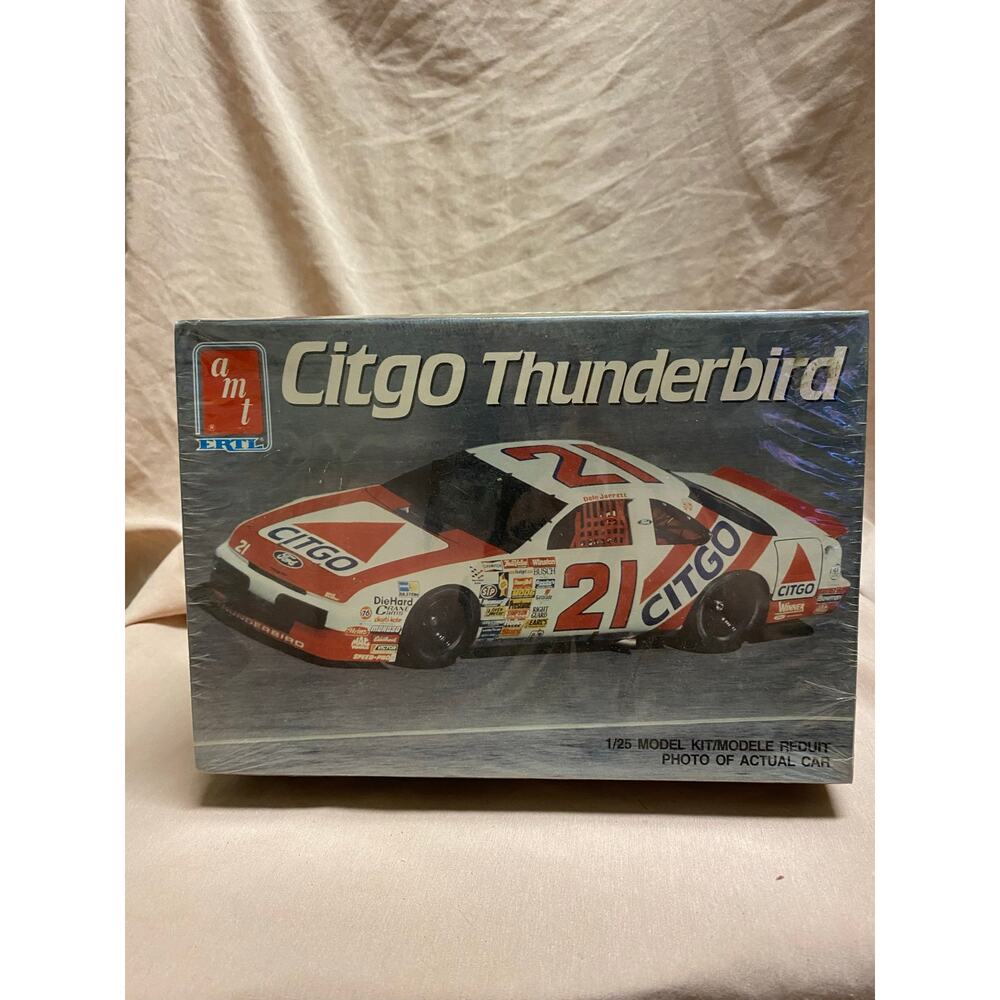 Dale Jarrett Citgo Thunderbird AMT ERTL 1:25 Scale Model Car Kit Sealed